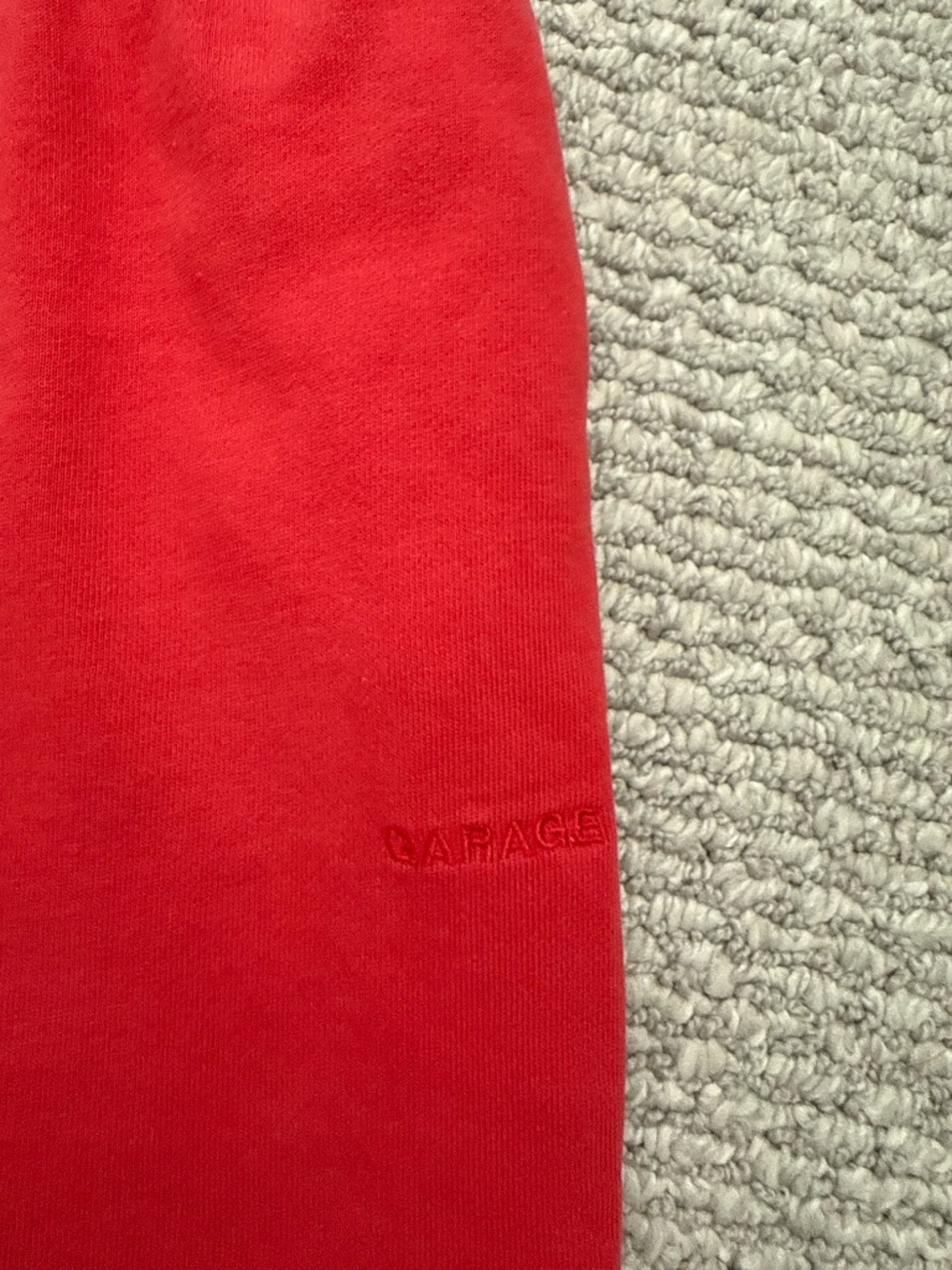 Garage Red Sweatpants for summer!!!! - Picture 2 of 3